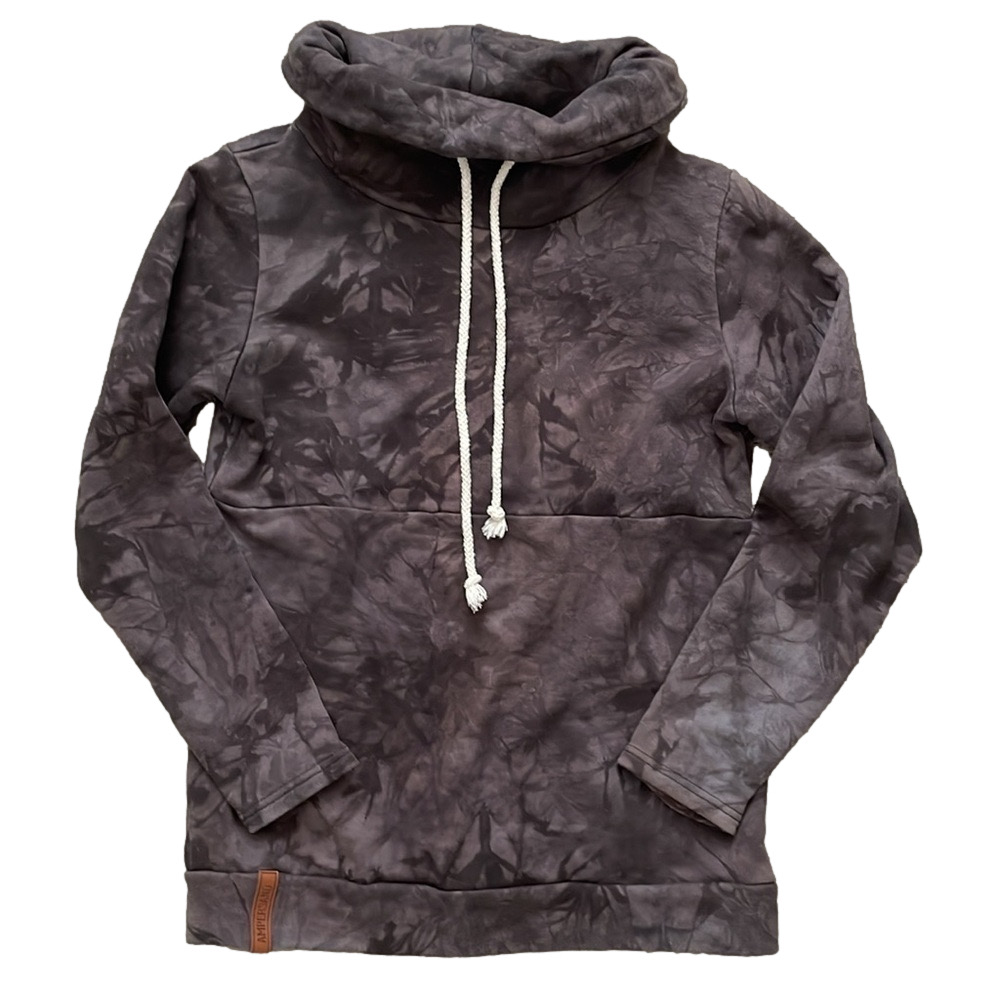 Ampersand & charcoal funnel neck sweatshirt sz M